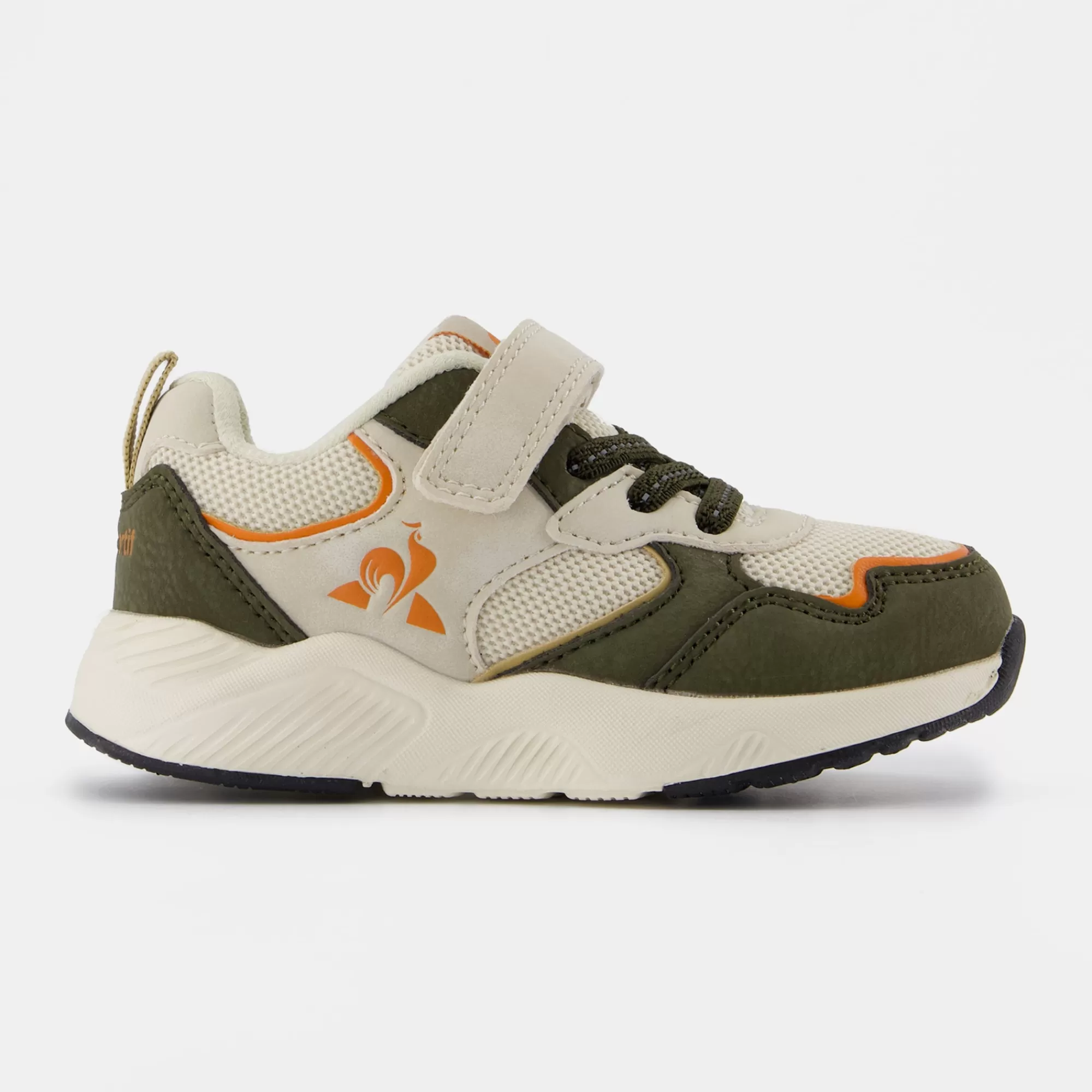Enfant Le Coq Sportif Toutes Les Chaussures | Bébé (pointure : 21-27)>CHAUSSURES BÉBÉChaussures à scratch vert kaki RUNNER bébé