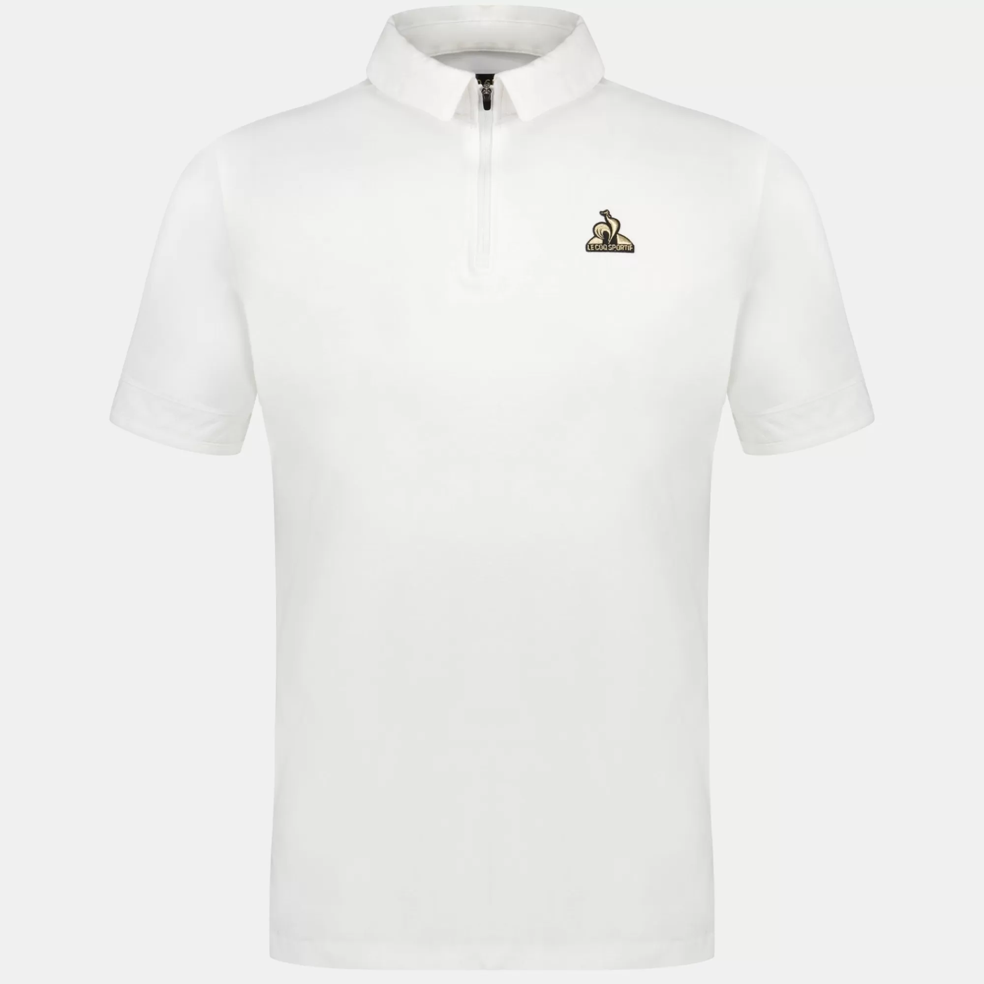 Homme Le Coq Sportif T-shirts Et Hauts | Polos Et Chemises>Coq d'orPolo col zippé Homme en interlock 240g coton