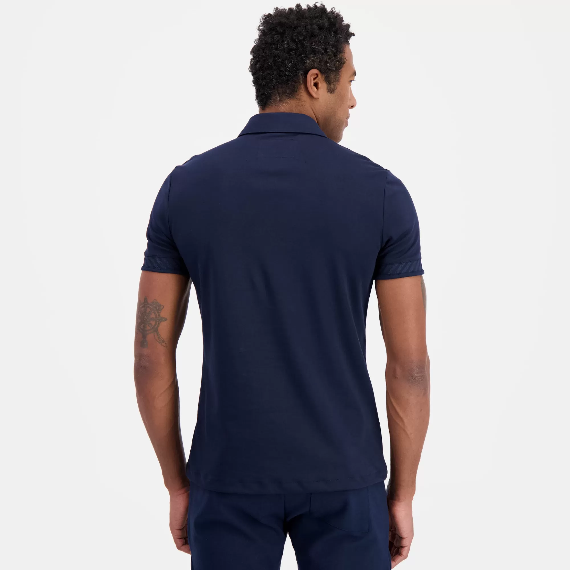 Homme Le Coq Sportif T-shirts Et Hauts | Polos Et Chemises>Coq d'orPolo col zippé Homme en interlock 240g coton
