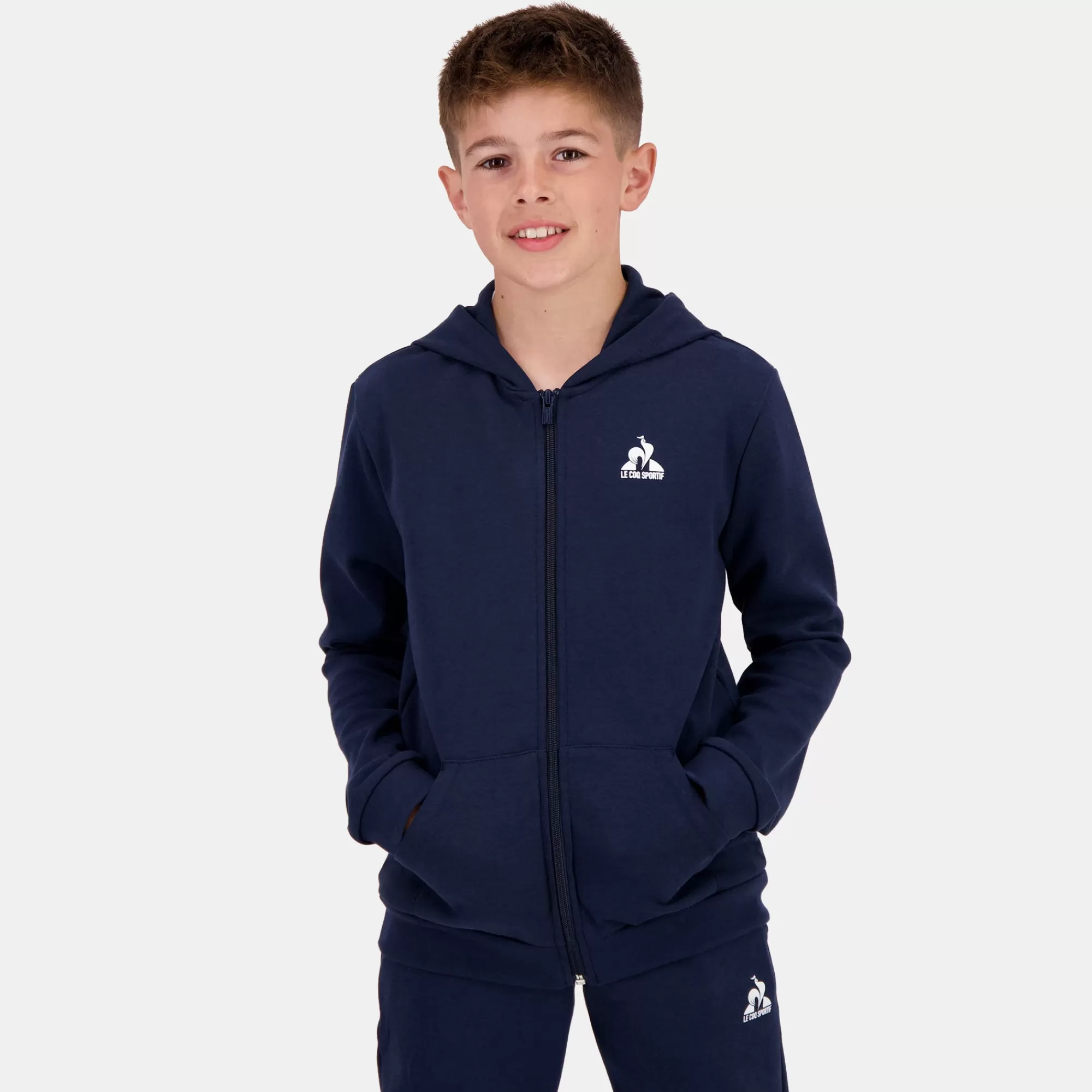 Enfant Le Coq Sportif Sweats Et Hoodies>EssentielsSweat zippé à capuche Enfant