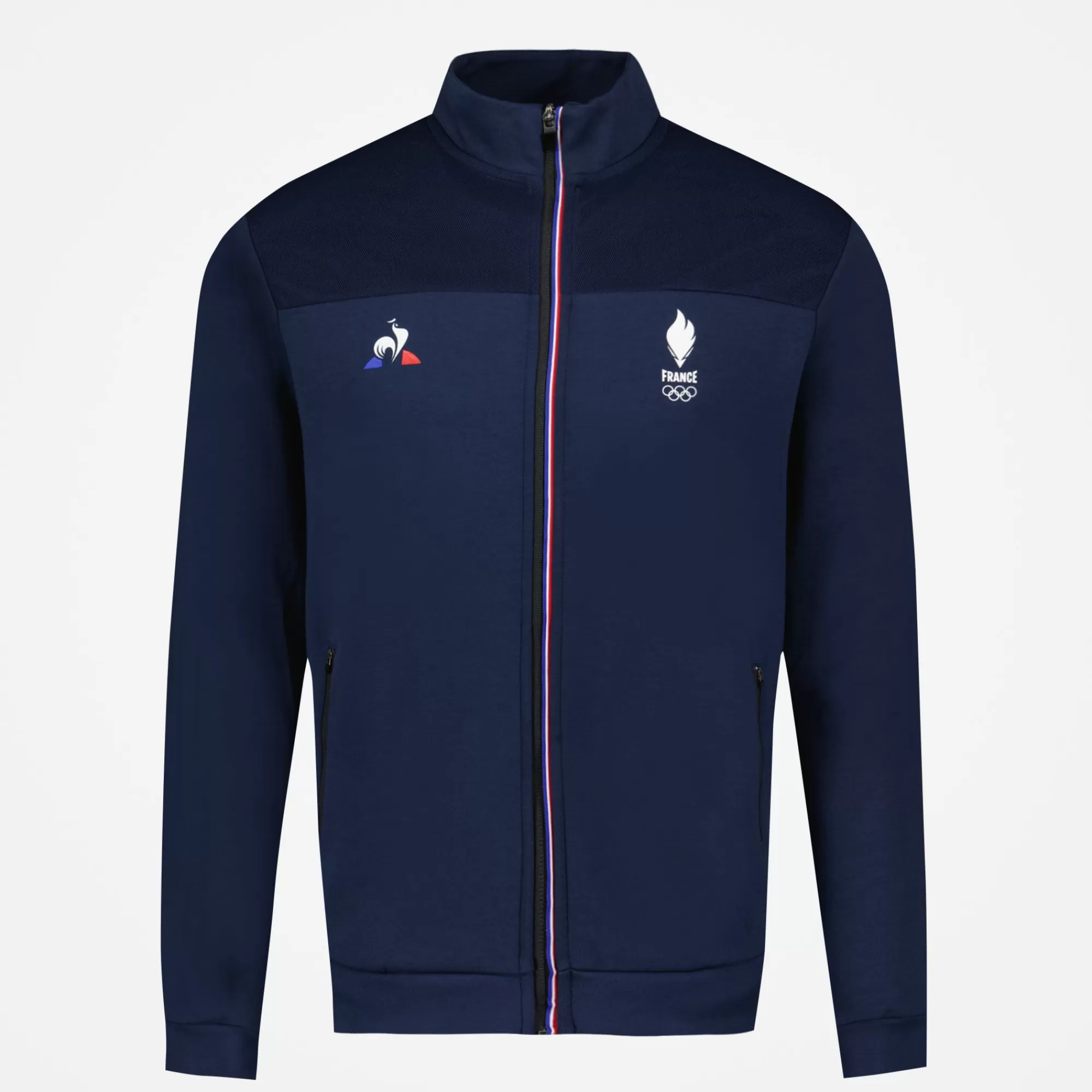 Homme Le Coq Sportif Sweats>Équipe de France OlympiqueSweat zippé Homme